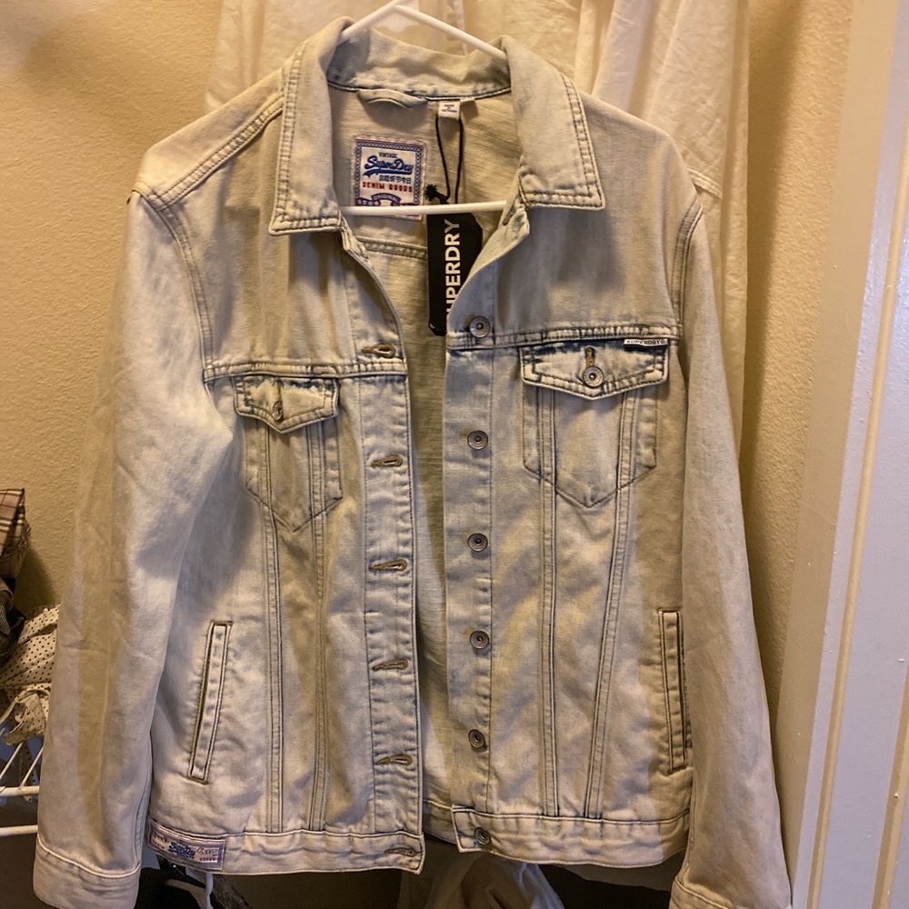 Superdry denim Jacket nwt